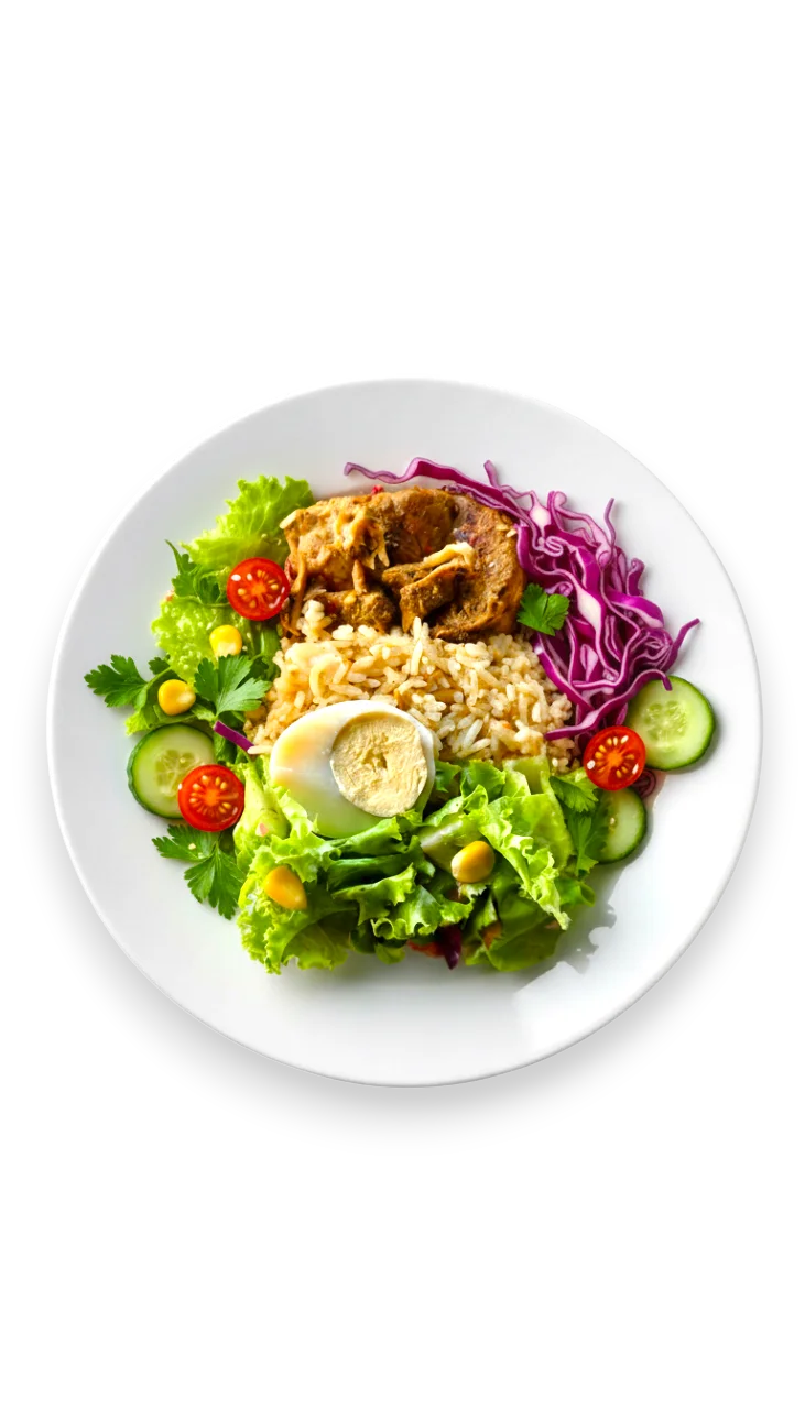 Fresh Organic Salad Plate